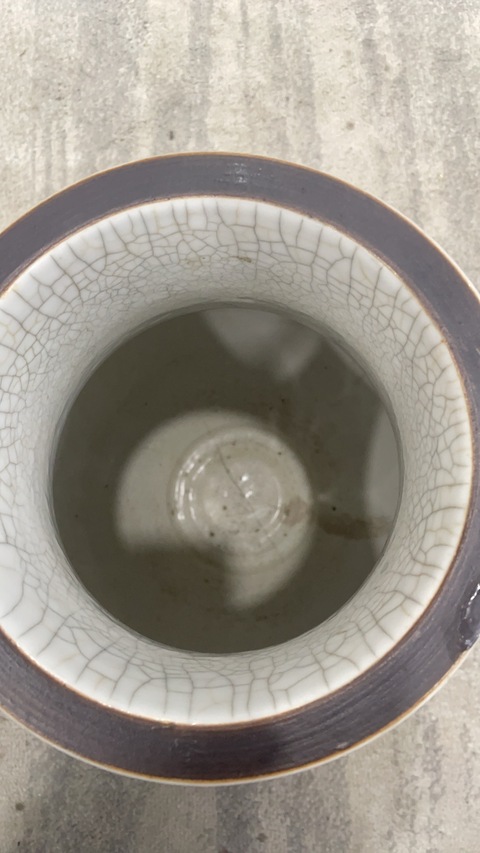 古玩陶瓷哥釉尊真品鑒賞圖