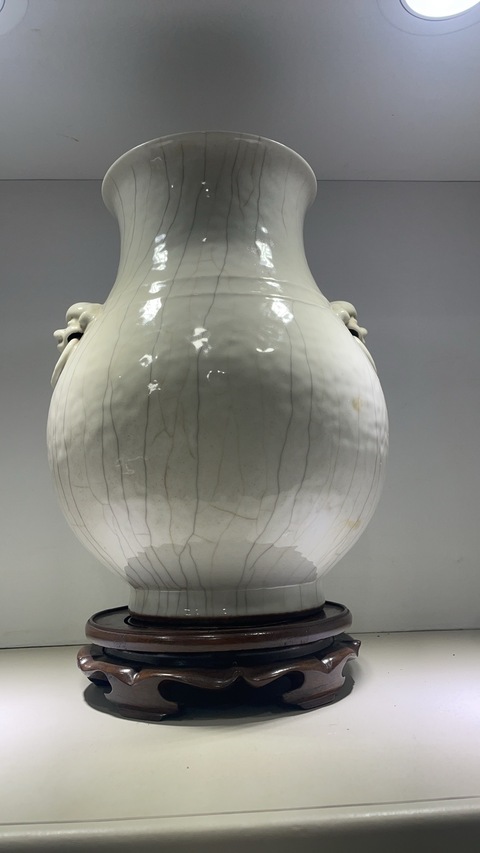 古玩陶瓷哥釉尊真品鑒賞圖