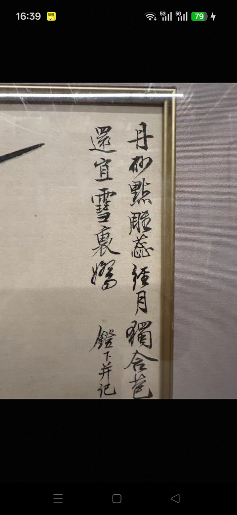 古玩字畫謝稚柳工筆花鳥真品鑒賞圖