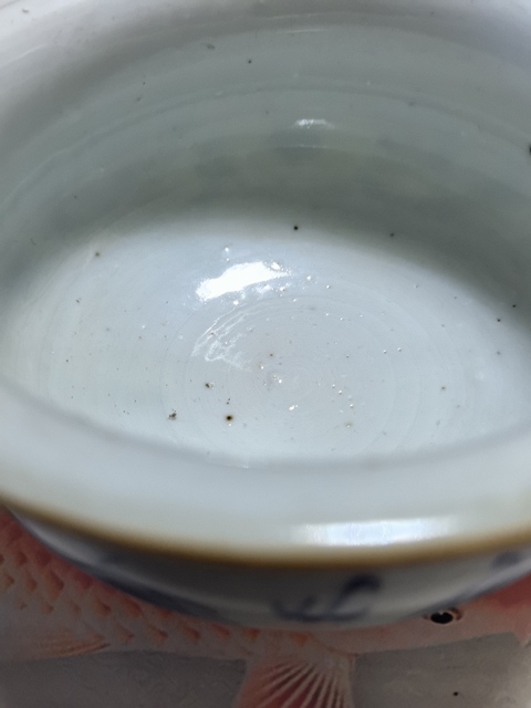 古玩陶瓷青花趕珠龍紋香爐真品鑒賞圖