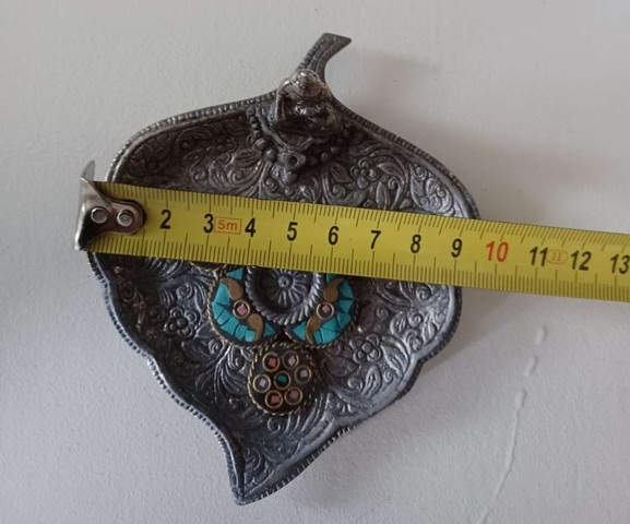 古玩銅器白銅香插真品鑒賞圖