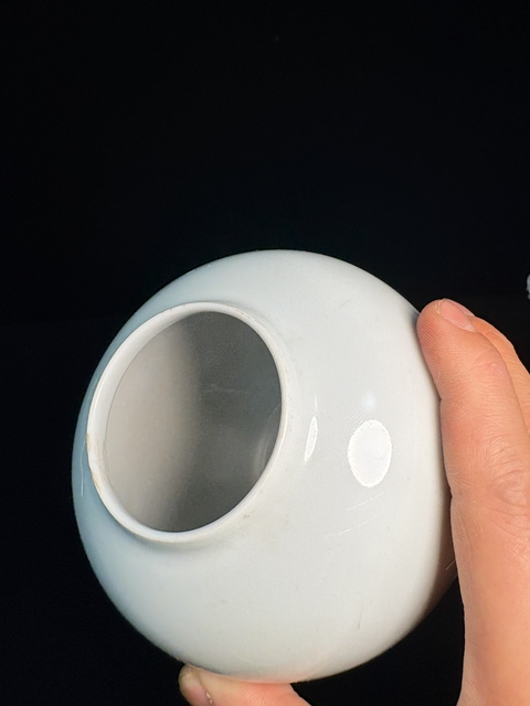 古玩陶瓷白釉罐真品鑒賞圖