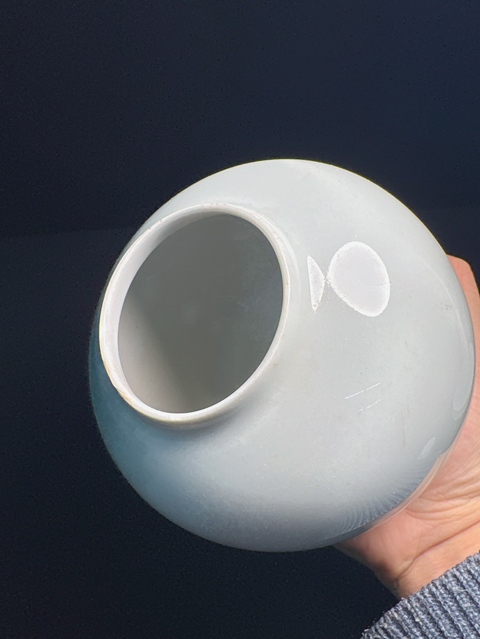 古玩陶瓷白釉罐真品鑒賞圖