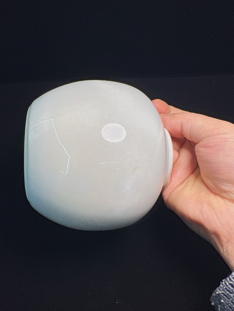 古玩陶瓷白釉罐真品鑒賞圖