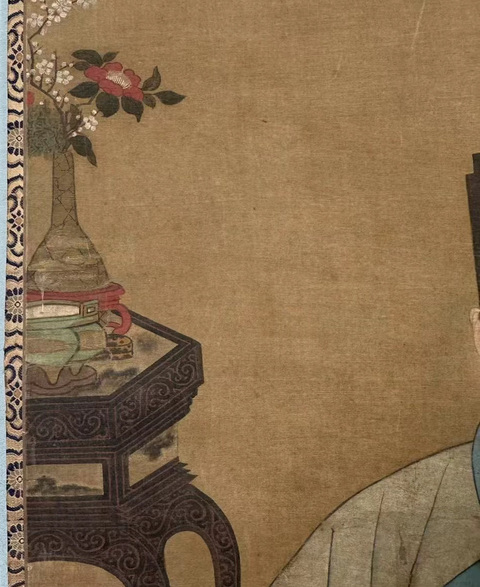 古玩字畫明末清初·學士圖 真品鑒賞圖