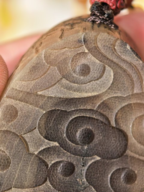 古玩雜項犀牛角《朝天角》真品鑒賞圖