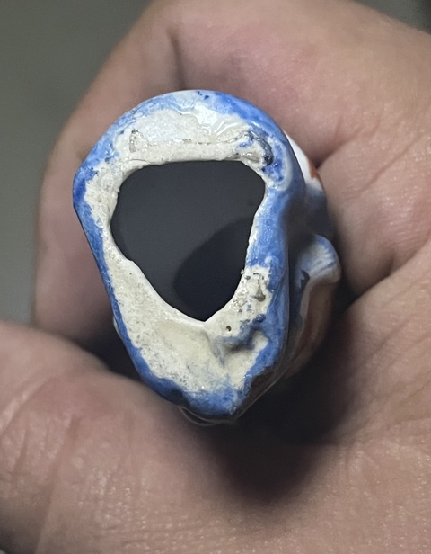 古玩陶瓷創(chuàng)匯時期 瓷塑人物擺件真品鑒賞圖