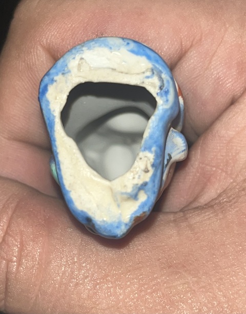 古玩陶瓷創(chuàng)匯時期 瓷塑人物擺件真品鑒賞圖