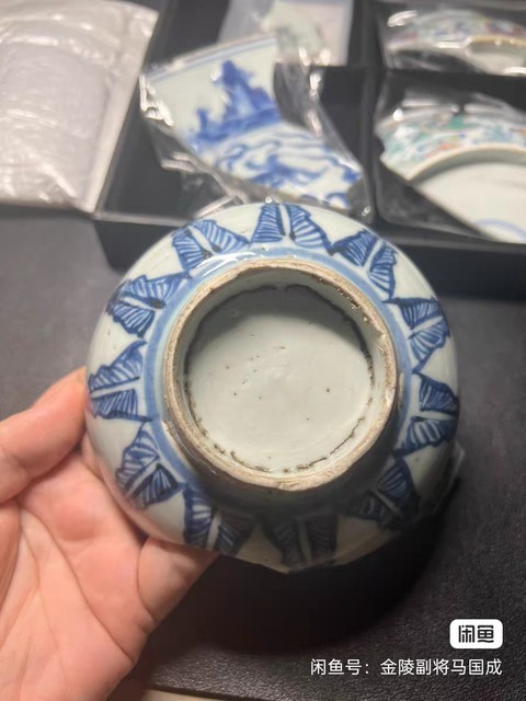 古玩陶瓷青花瓷片真品鑒賞圖