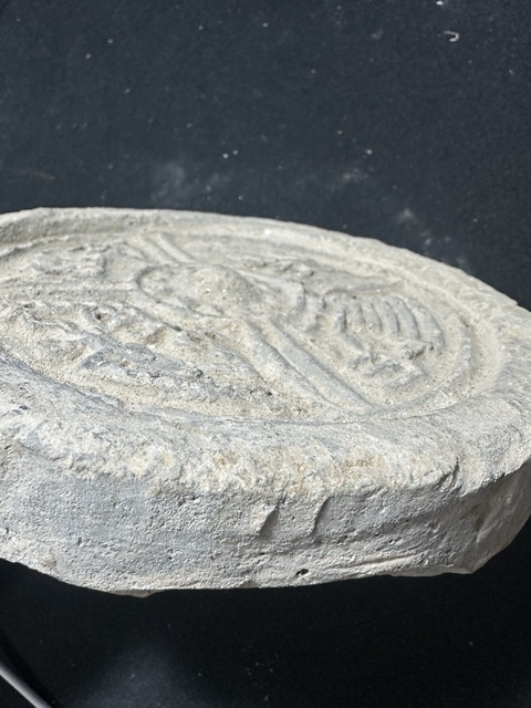 古玩陶瓷灰陶瓦當，注意品相真品鑒賞圖