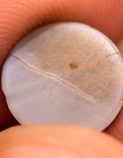 古玩玉器羊眼板珠真品鑒賞圖