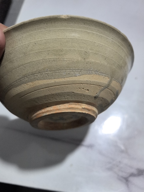 古玩陶瓷 澀圈圈足疊燒工藝碗真品鑒賞圖