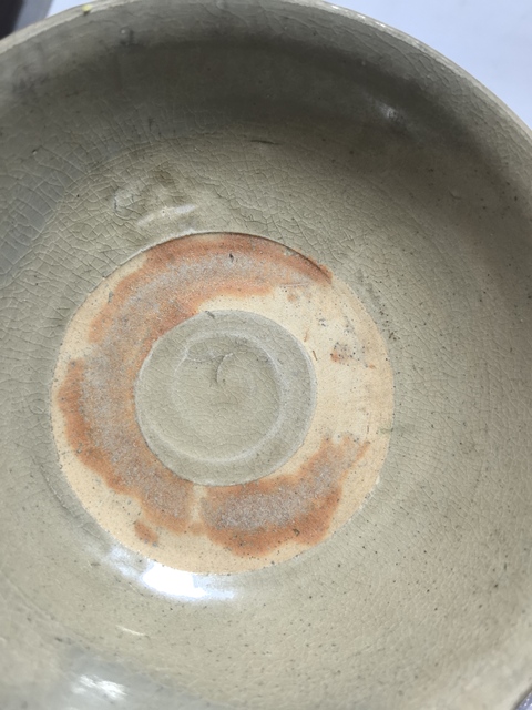 古玩陶瓷 澀圈圈足疊燒工藝碗真品鑒賞圖