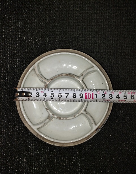 古玩陶瓷花鳥紋盤真品鑒賞圖