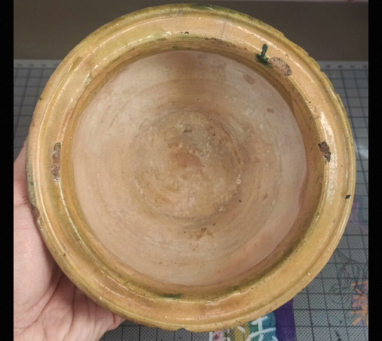 古玩陶瓷明代三彩香爐真品鑒賞圖