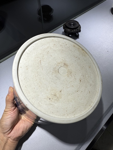 古玩陶瓷青花山水人物筆海真品鑒賞圖