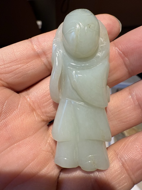 古玩玉器和田玉雕“童子”真品鑒賞圖