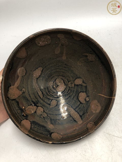 古玩陶瓷元代?鐵銹斑碗拍賣，當前價格2455元