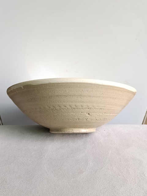 古玩陶瓷定窯系白釉斗笠碗真品鑒賞圖