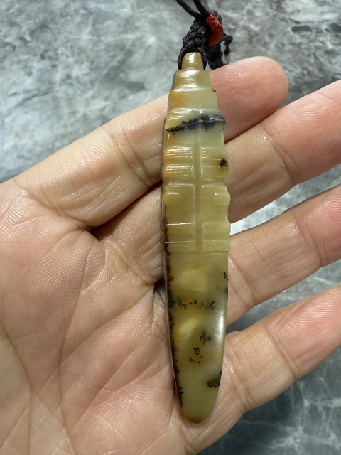 古玩玉器仿“良渚文化”錐形器真品鑒賞圖