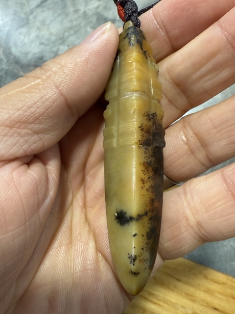 古玩玉器仿“良渚文化”錐形器真品鑒賞圖