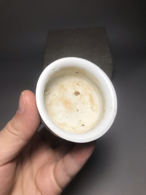 古玩陶瓷白釉香爐真品鑒賞圖