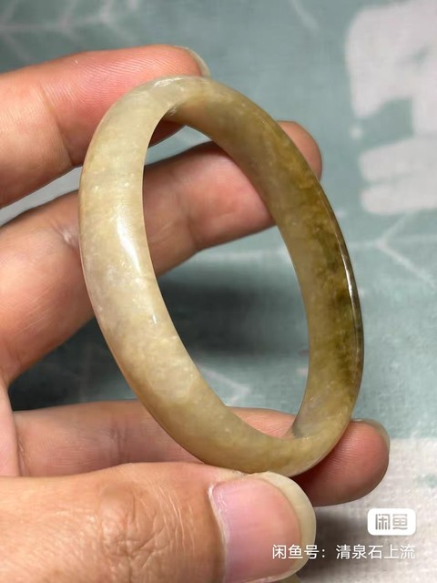 古玩玉器翡翠手鐲真品鑒賞圖