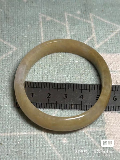 古玩玉器翡翠手鐲真品鑒賞圖