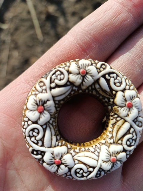 古玩陶瓷花卉紋飾品真品鑒賞圖