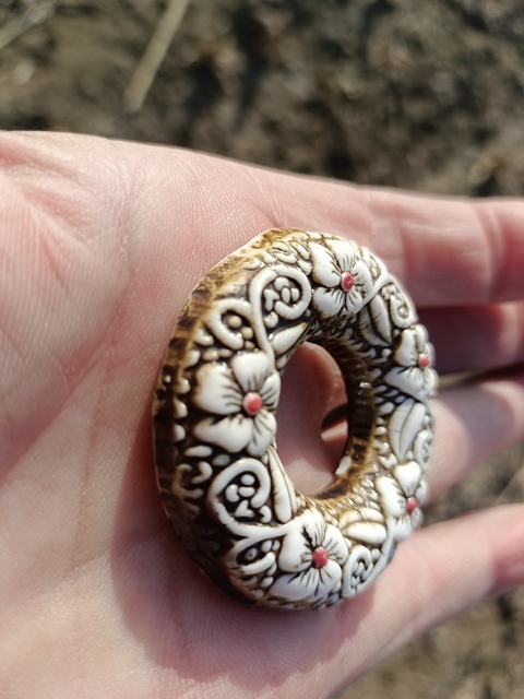 古玩陶瓷花卉紋飾品真品鑒賞圖