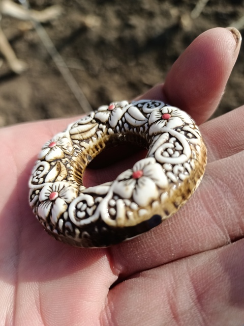 古玩陶瓷花卉紋飾品真品鑒賞圖