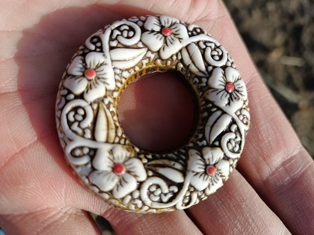 古玩陶瓷花卉紋飾品真品鑒賞圖