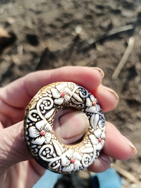 古玩陶瓷花卉紋飾品真品鑒賞圖