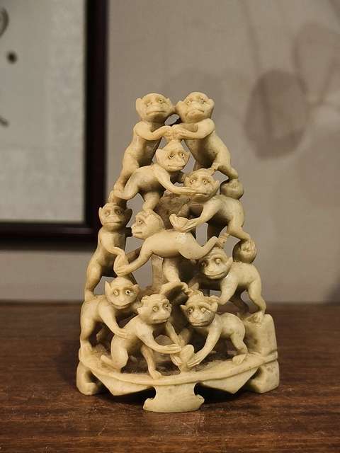 古玩雜項青田石擺件真品鑒賞圖