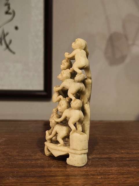 古玩雜項青田石擺件真品鑒賞圖