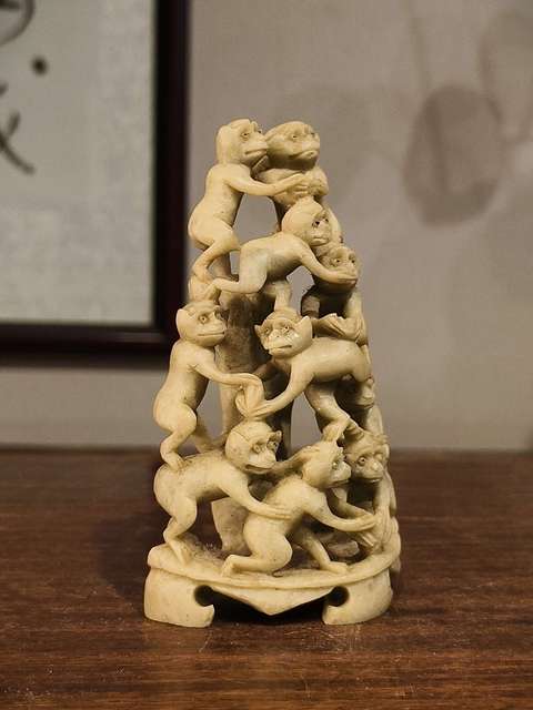 古玩雜項青田石擺件真品鑒賞圖