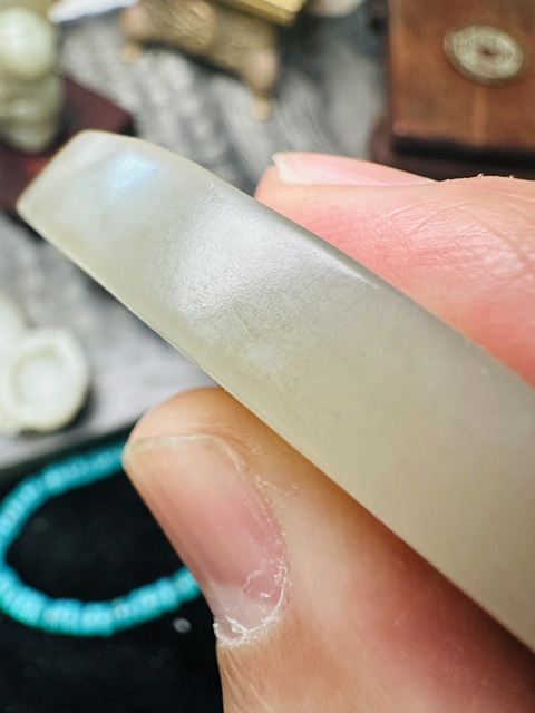 古玩玉器和田玉雕“龍紋佩”真品鑒賞圖