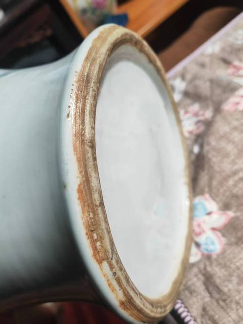 古玩陶瓷三娘教子詩紋粉彩將軍罐真品鑒賞圖