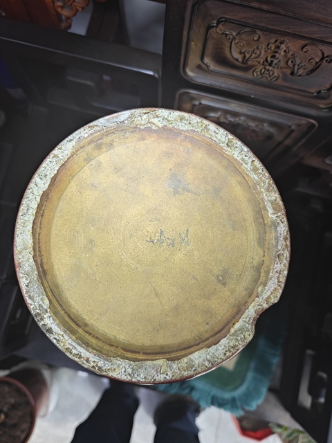 古玩陶瓷紅釉截口瓶真品鑒賞圖