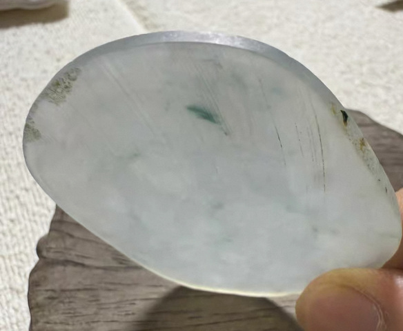 古玩玉器翡翠玉牌真品鑒賞圖