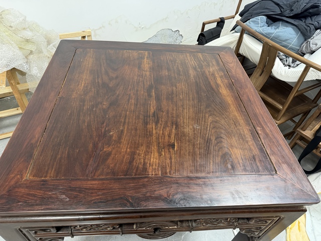 古玩雜項八仙桌真品鑒賞圖