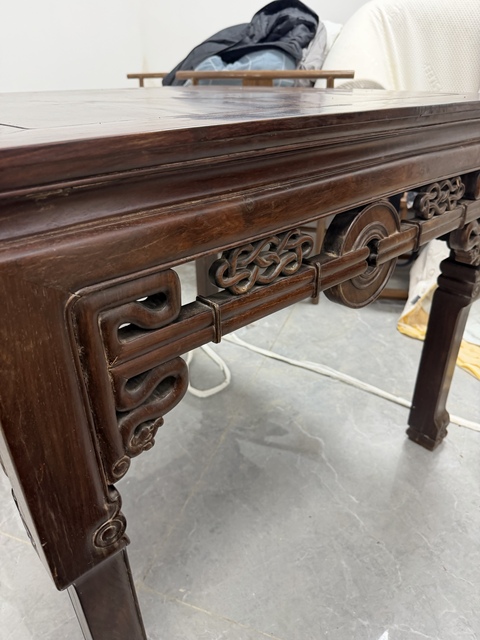 古玩雜項八仙桌真品鑒賞圖