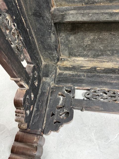 古玩雜項八仙桌真品鑒賞圖