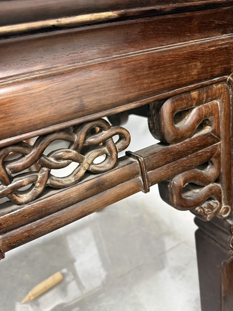 古玩雜項八仙桌真品鑒賞圖