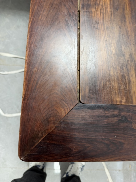 古玩雜項八仙桌真品鑒賞圖