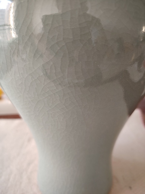 古玩陶瓷色釉觀音瓶真品鑒賞圖