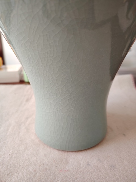 古玩陶瓷色釉觀音瓶真品鑒賞圖