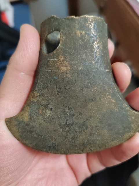 古玩銅器銅鉞真品鑒賞圖