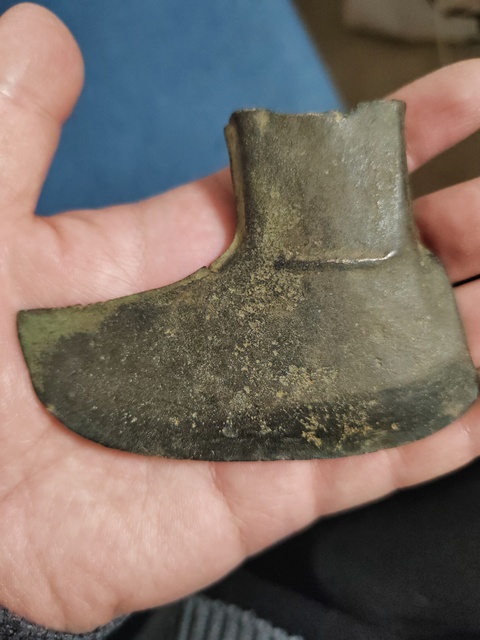 古玩銅器銅鉞真品鑒賞圖