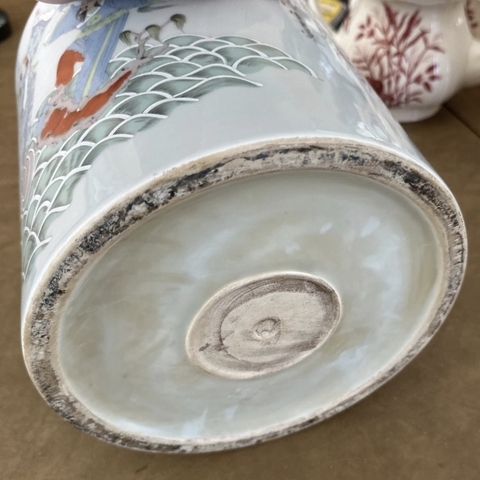 古玩陶瓷八仙圖粉彩罐真品鑒賞圖